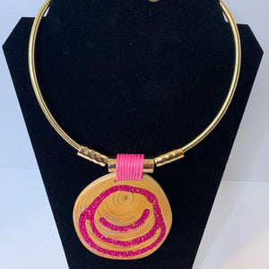 Necklace with earrings