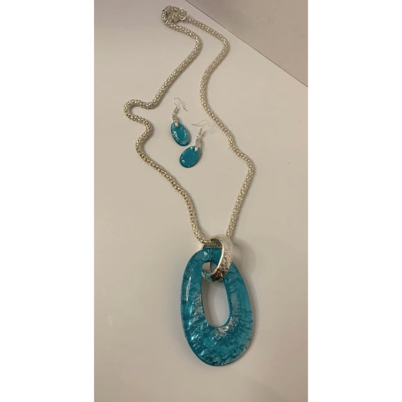 Necklace with earrings