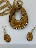 Necklace with earrings